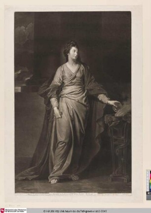 Mrs. Yates, in the Character of the Tragic Muse
