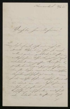 Bl. 24 - 26: Brief von Michael Biermann an Rudolf von Jhering, Hermannstadt, 28.2.1881