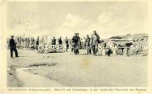 Essensträger an der Front