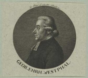 Bildnis des Georg Christian Erhard Westphal