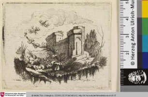 [Vignette mit Burg und Schmetterling]