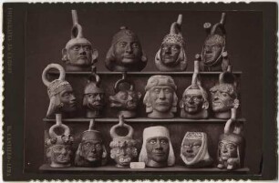 Tongefäße "Antiguedades Peruanas de Nicolas Saenz"