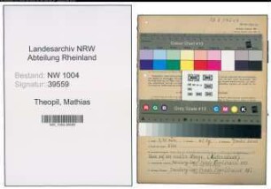 Entnazifizierung Mathias Theopil , geb. 17.01.1892 (Kaufmann)