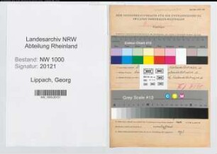 Entnazifizierung Georg Lippach, geb. 16.04.1907 (Polizeibeamter)
