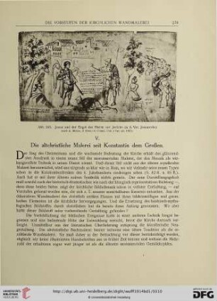 V. Die altchristliche Malerei seit Konstantin dem Großen