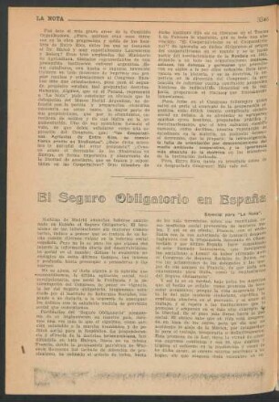 El seguro obligatorio en España
