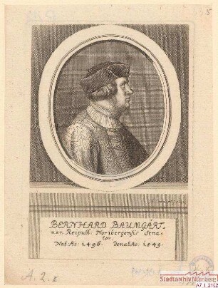 Bernhard Paumgartner, Ratsherr; geb. 1496; gest. 1549