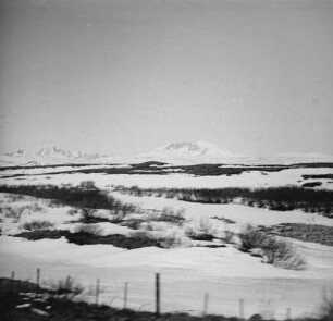 Schnee und Eis : Von Schnee und Eis bedeckte Landschaft.
