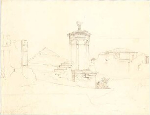 Lange, Ludwig; Lange - Archiv: I.1 Griechisch-römischer Stil - Ruine (Perspektive)