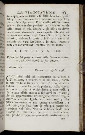 Lettera XII.