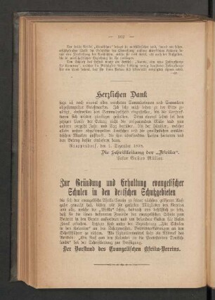 Herzlichen Dank