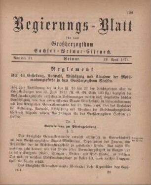 Nr. 11 : 29. April 1874