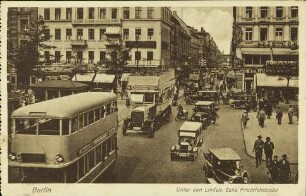 Berlin - Unter den Linden, Ecke Friedrichstraße