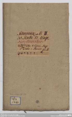 Suites - Mus.2392-N-32 : strings, winds, bc - F; TWV 55:F 11