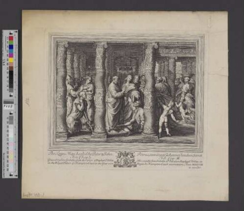 The Lame Man healed by Peter and John