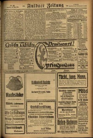 Zweite Ausgabe vom Samstag, den 10. Mai 1924.