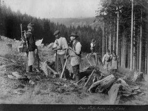 Rast bei den Holzmachern