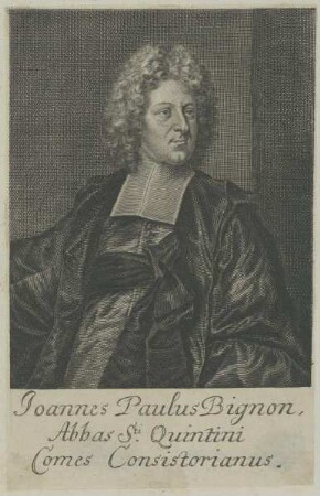 Bildnis des Joannes Paulus Bignon