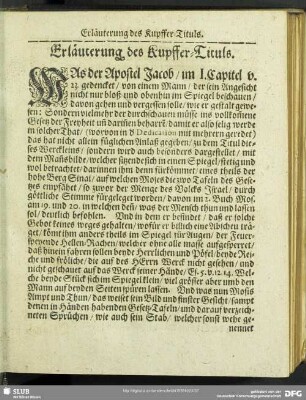 Erläuterung des Kupffer-Tituls