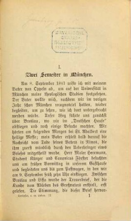 Aus meinem Leben : Wahrheit und keine Dichtung. Von Franz Lorinser, 2