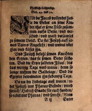 Eine Predigt, gethan bey der Begräbniß Hennings von Gnitzau