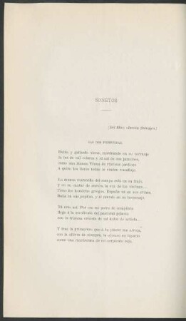 Sonetos : (Del libro "Jardín Salvaje")