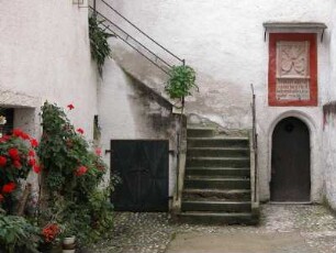 Salzburg - Winkel in der Festung : Winkel in der Festung. Aufgenommen in der Altstadt von Salzburg, 2004