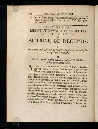 710-720, 66. De Actione de receptis