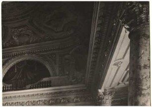 Berliner Schloss, Berlin Alte Kapelle (1699-1701) als Kapitelsaal: Wand-Deckenansicht