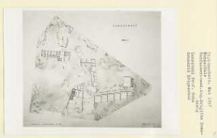 Tanzschule, Berlin-Tiergarten (Diplomarbeit bei Karl Wilhelm Ochs): Grundriss Erdgeschoss 1:200