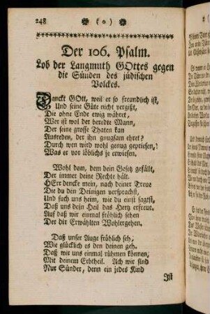 248-259, Der 106. - 107. Psalm