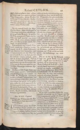 Het XXII. capittel. Puntegale door Willem Jakobz. Koster stormenderhant ingenomen. ...