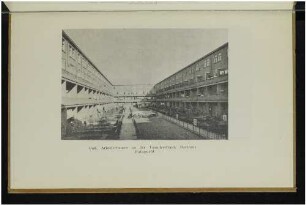 Arbeiterhäuser an der Taanderstraat, Rotterdam Hofansicht