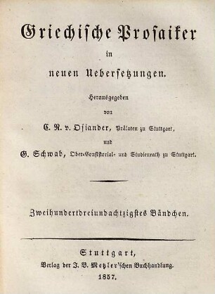 Platon's Werke. 4,8, Die Platonische Kosmik ; 8. Kritias