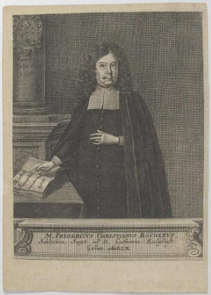 Bildnis des Fridericus Christianvs Büchervs