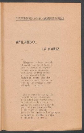 Afilando.. la nariz