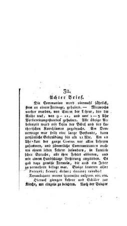 Achter Brief : [32. Abhandlung]