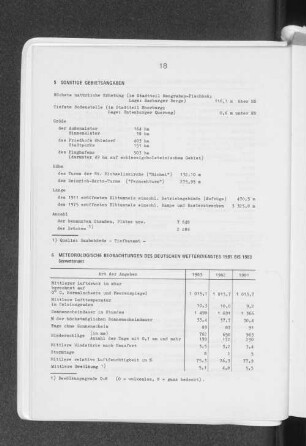 Meteorologische Beobachtungen des deutschen Wetterdienstes 1981 bis 1983