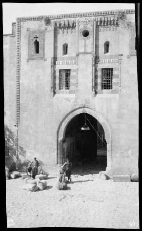 Seldschukkische Fassade in Aleppo (Gouv. Aleppo, Syrien)