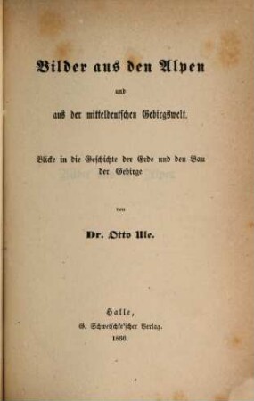 Otto Ule's ausgewählte kleine naturwissenschaftliche Schriften, 2