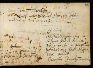 [S.l.] ; 26.03.1638 / Georgius Cummelius