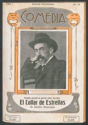 [Fotografía de] Jacinto Benavente