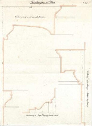 Gärtner, Friedrich von; Athen (Griechenland); Königliche Residenz (Athener Schloss) - Details