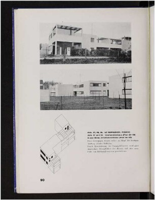 Abb. 97, 98, 99. Pessac. Dreifamilienhaus