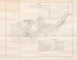 No. IX. Schets van het gevechtsterrein van 12 Februari 1874