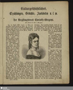 Culturgeschichtliches, Erzählungen, Gedichte, Anekdoten usw.