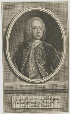 Bildnis des Ferdin. Freyherr von Menshengen