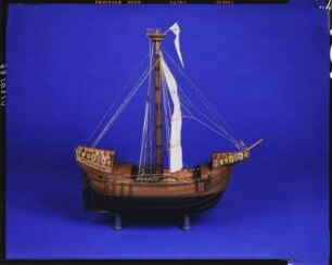Vollmodell einer französischen Navire, um 1425, Maßstab 1:50