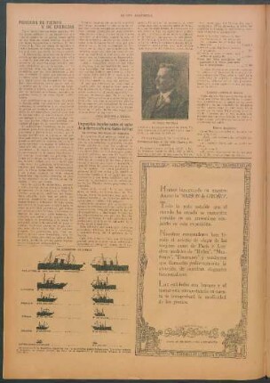 La Argentina en líneas [Estadística] : El comercio de la República Argentina con los principales países beligerantes