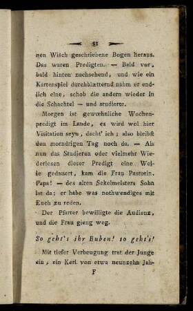 So geht´s ihr Buben! so geht´s! - Das Wirtshaus